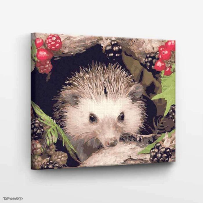 piešimas su skaičiais tapyba pagal numerius -   Ančiukai 40x50 cm + Medinis Rėmas