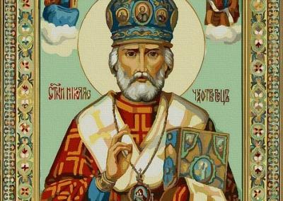 Religingas piešimas su skaičiais tapyba pagal numerius suaugusiems   nebrangus ir meniška tapybos rinkinys kūrybiška dovana gimtadienio proga kalėdoms religijos tematika.