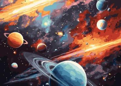 piešimas su skaičiais tapyba pagal numerius suaugusiems ir vaikams  nebrangi meniška ir kūrybiška dovana gimtadienio proga kalėdoms.
